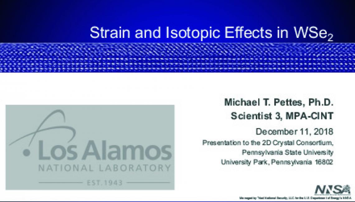 Strain and Isotopic Effects in WSe2